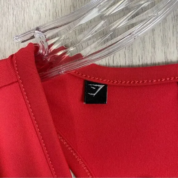 Gymshark | Pink Racerback Logo Tank Top Size Small - Picture 8 of 9